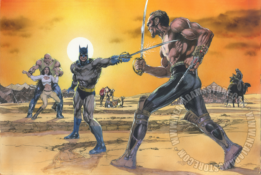 Neal Adams - Batman vs Ras Al Ghul -